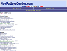 Tablet Screenshot of jp.newpattayacondos.com